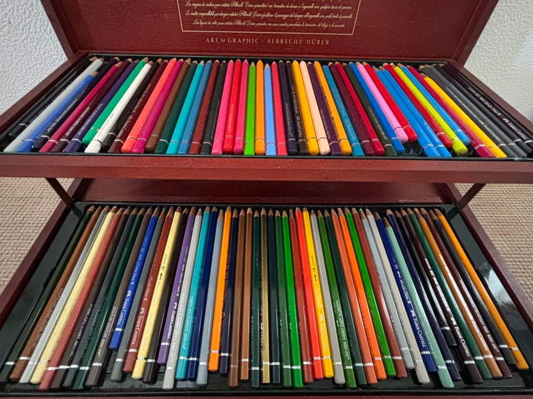 【ファーバーカステル 】Faber-Castell 100色鉛筆 木箱入り