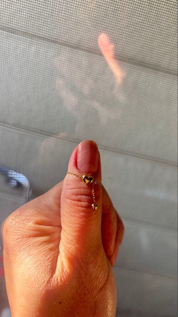 アクセサリー K18 Chain Ring, Adjustable Size