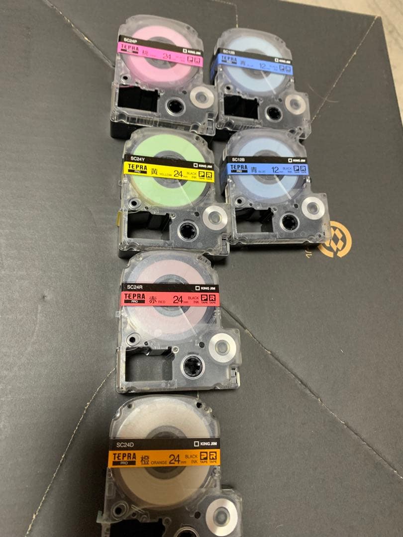 k*a様 KING JIM テプラテープ　合計28個