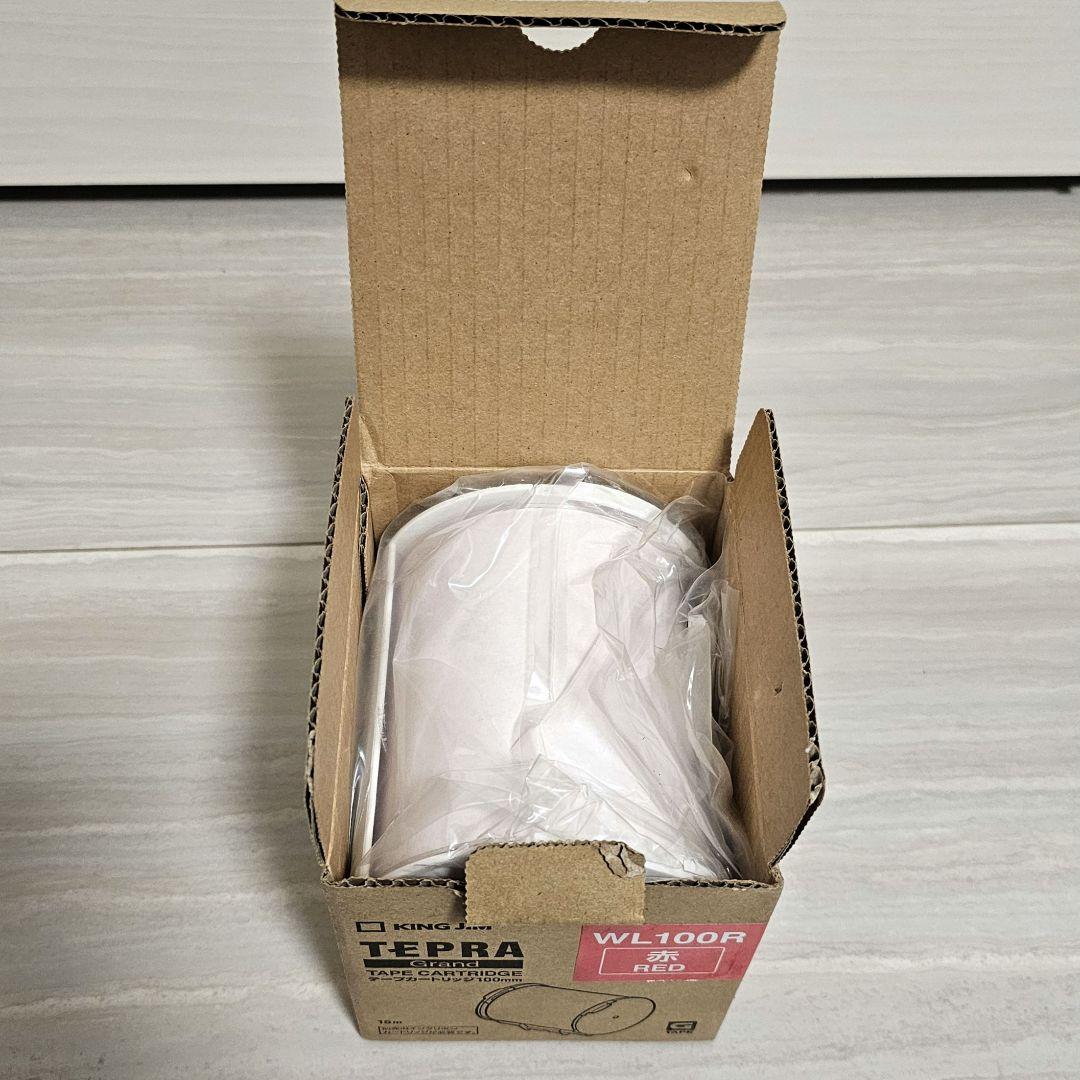 6点セット テプラ KING JIM TEPRA Grand WL100 白赤緑