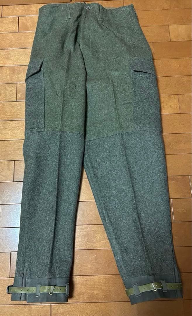 スウェーデン軍　M39ウールカーゴパンツ　軍パン　サバゲー　実物　グレー