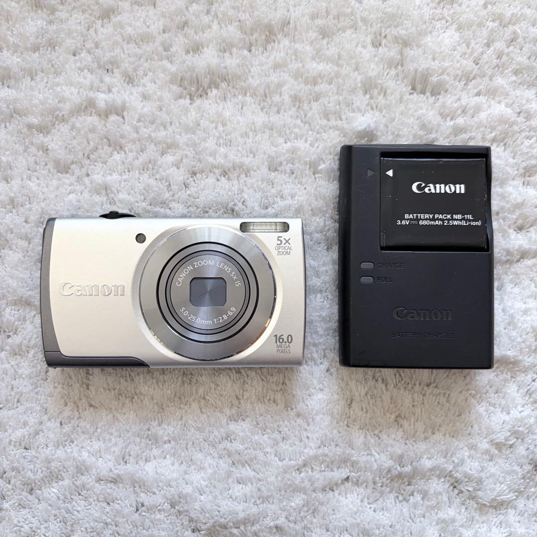 極上品【動作確認済】Canon キャノン PowerShot A3500 IS