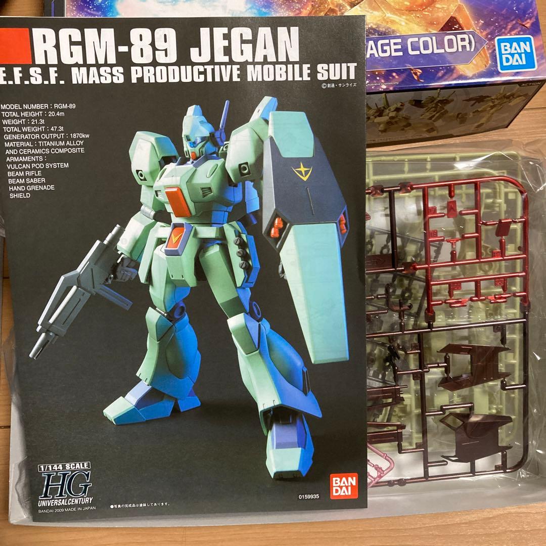 ガンプラ　RG νガンダム　HG ジェガン