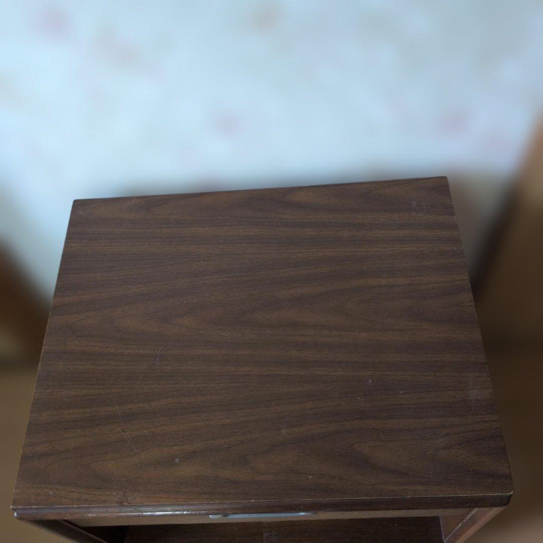 USA米軍放出家具ドレクセル サイドテーブル 引き出し付き