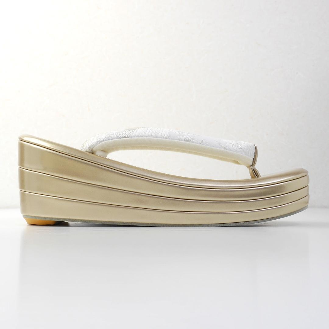 和装 草履バッグセット 振袖 成人式 厚底 ヒール草履 uzouri94-1