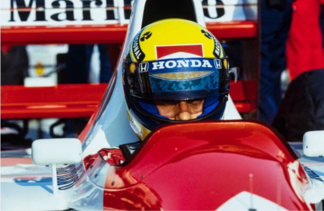 カスタム品　1/18 ミニチャンプス　マクラーレンMP4/7 アイルトンセナ