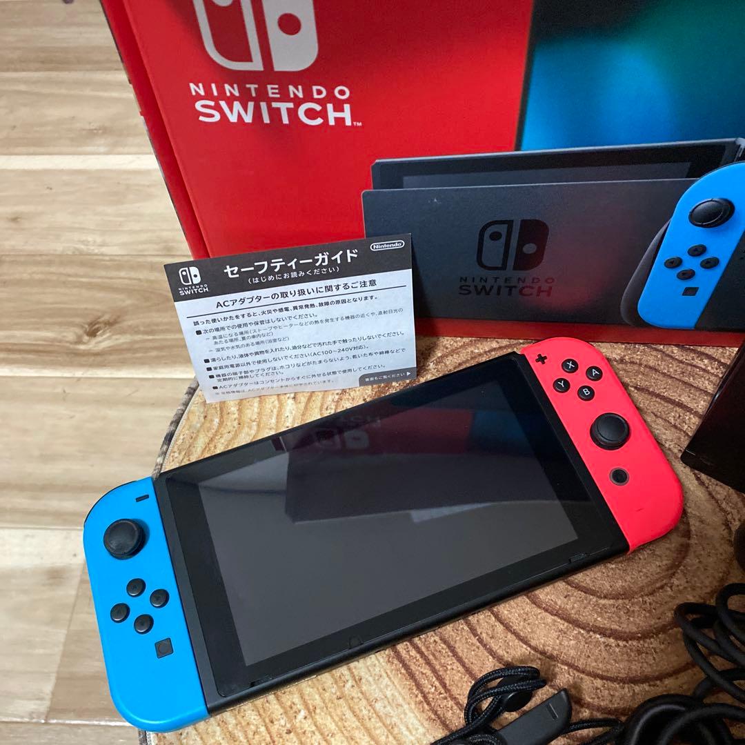 Nintendo Switch ニンテンドースイッチ本体　ネオン ⑥