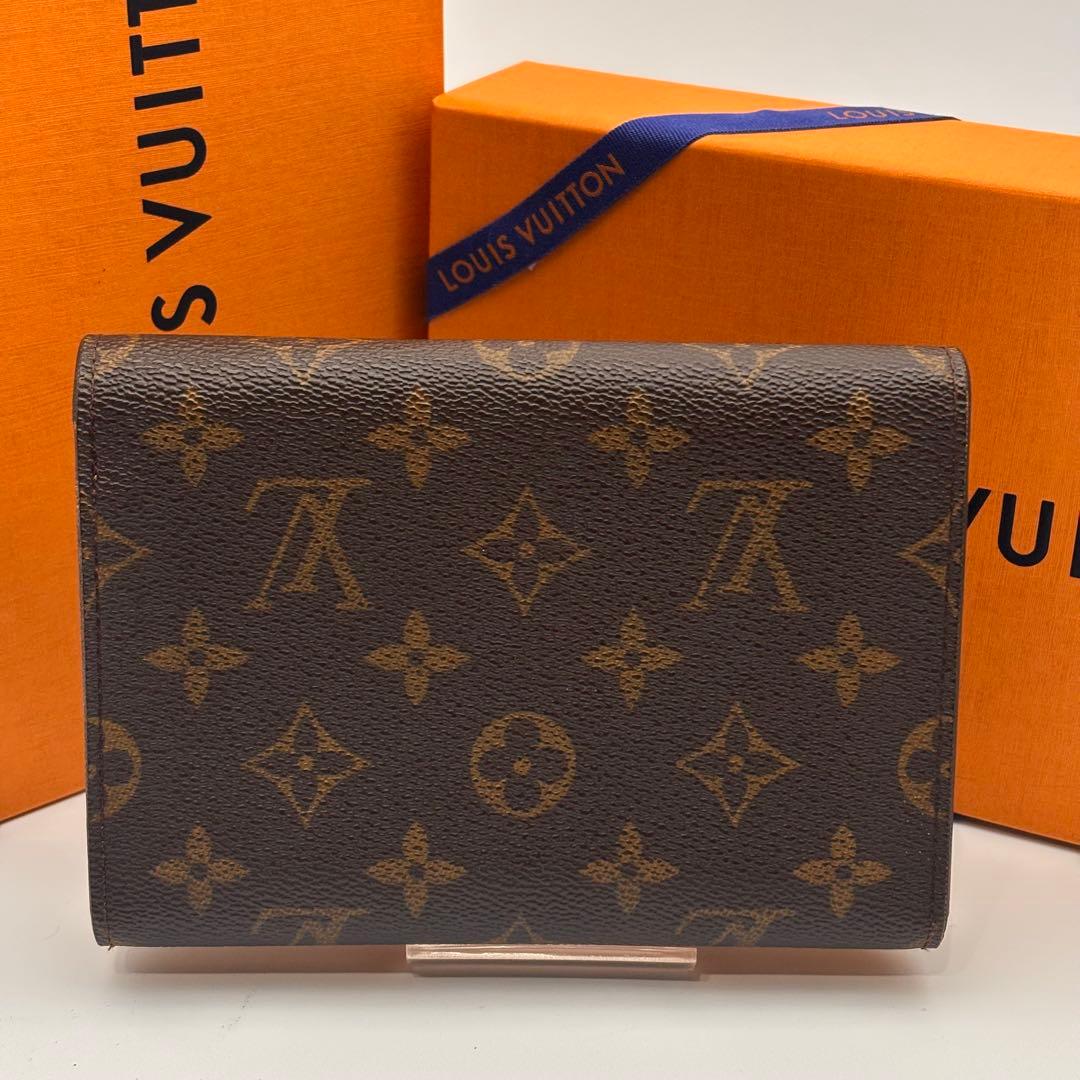 【鑑定済み】ルイヴィトン✨モノグラム✨エテュイパピエ 三つ折り財布