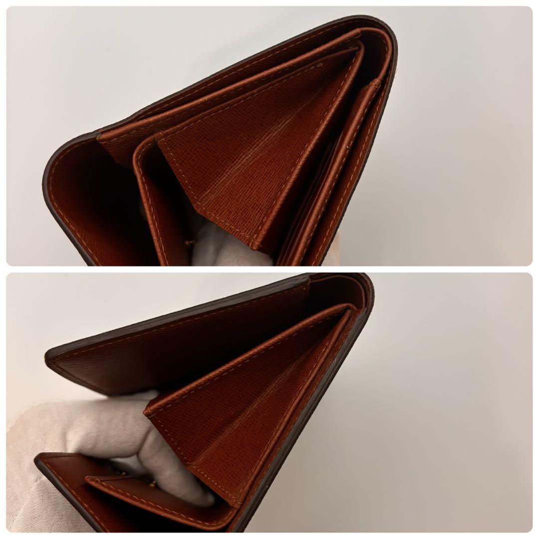 【鑑定済み】ルイヴィトン✨モノグラム✨エテュイパピエ 三つ折り財布