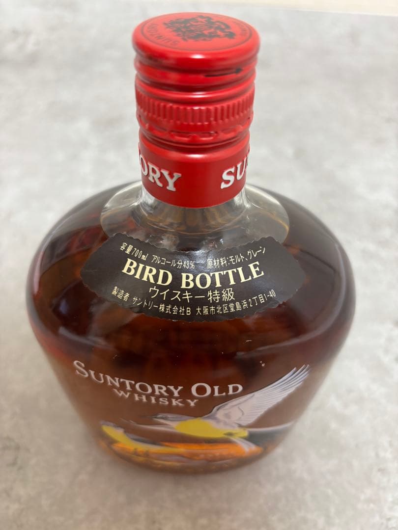 SUNTORY OLD WHISKY バードボトル　キセキレイ　特級　ウイスキー