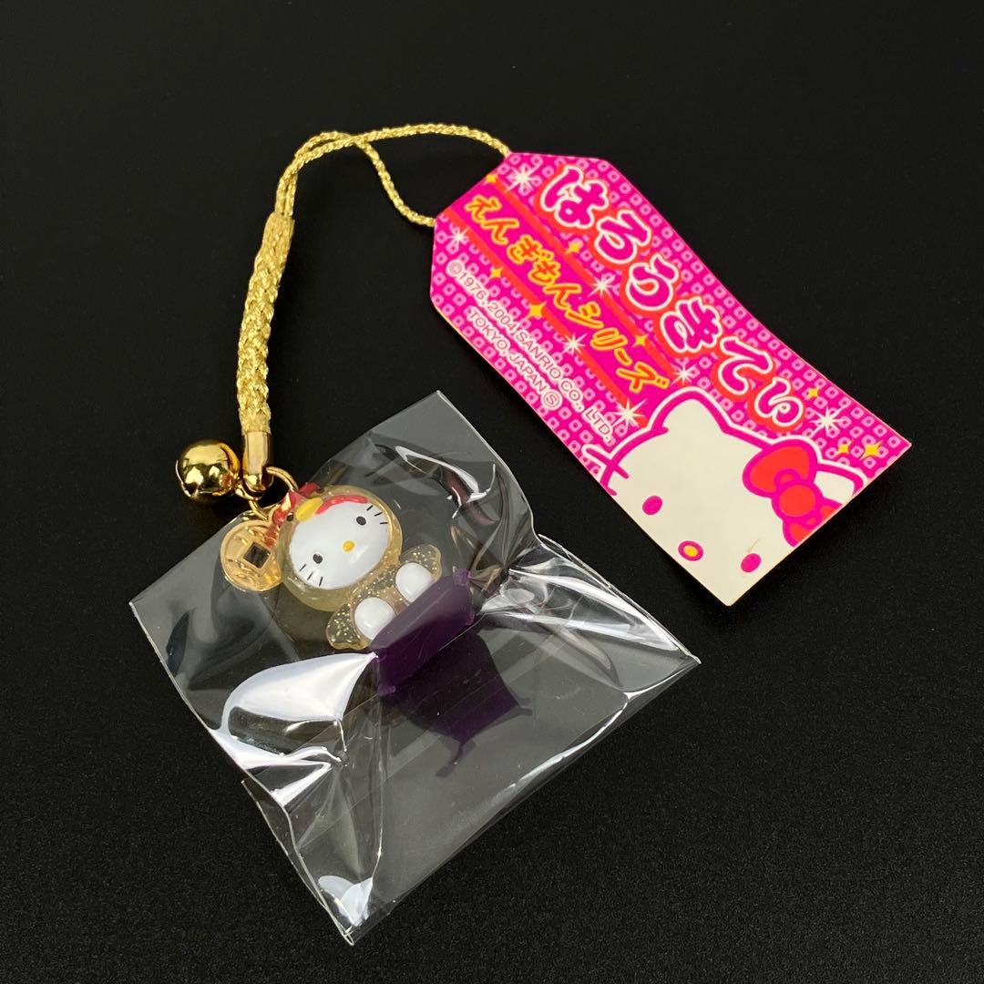 ハローキティ えんぎもんシリーズ 酉 ラメ入り Sanrio ストラップ