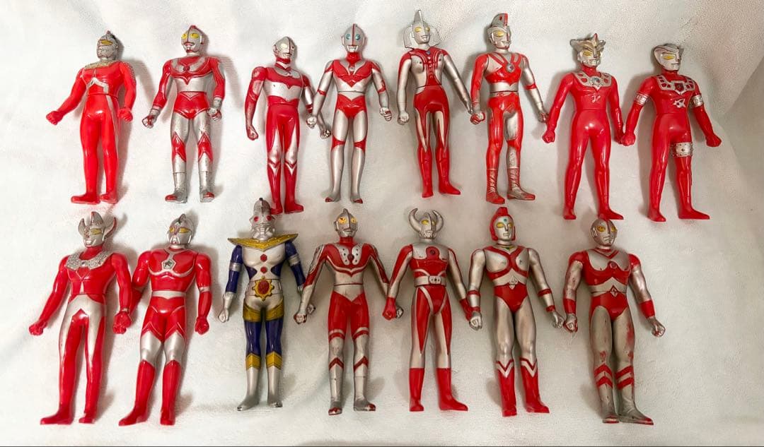 ウルトラマン ソフビ 15体 まとめ売り バンダイ 90年代（1995年前後）
