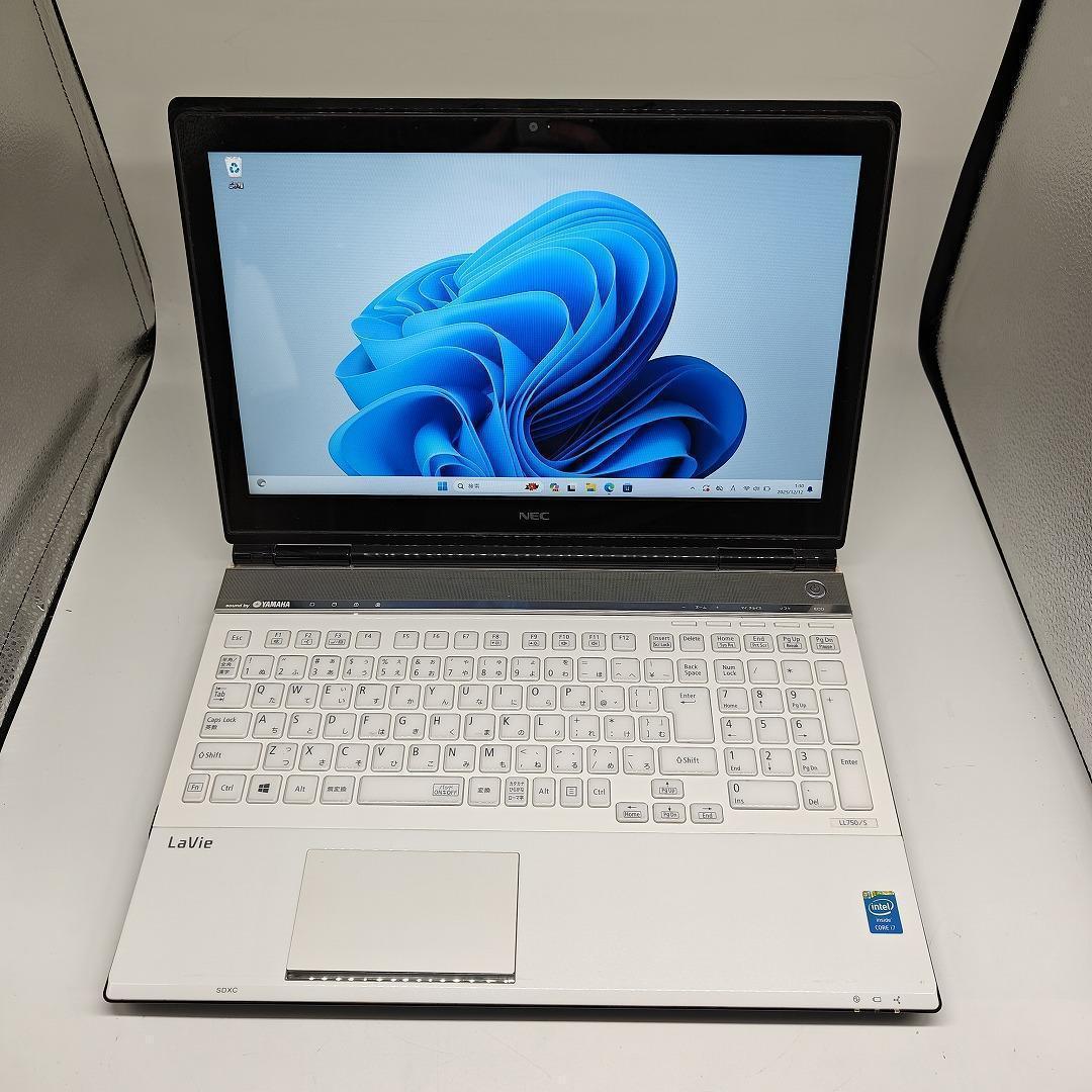 【NEC】LL750 高性能i7 SSD512GB 16GB 白 ノートPC