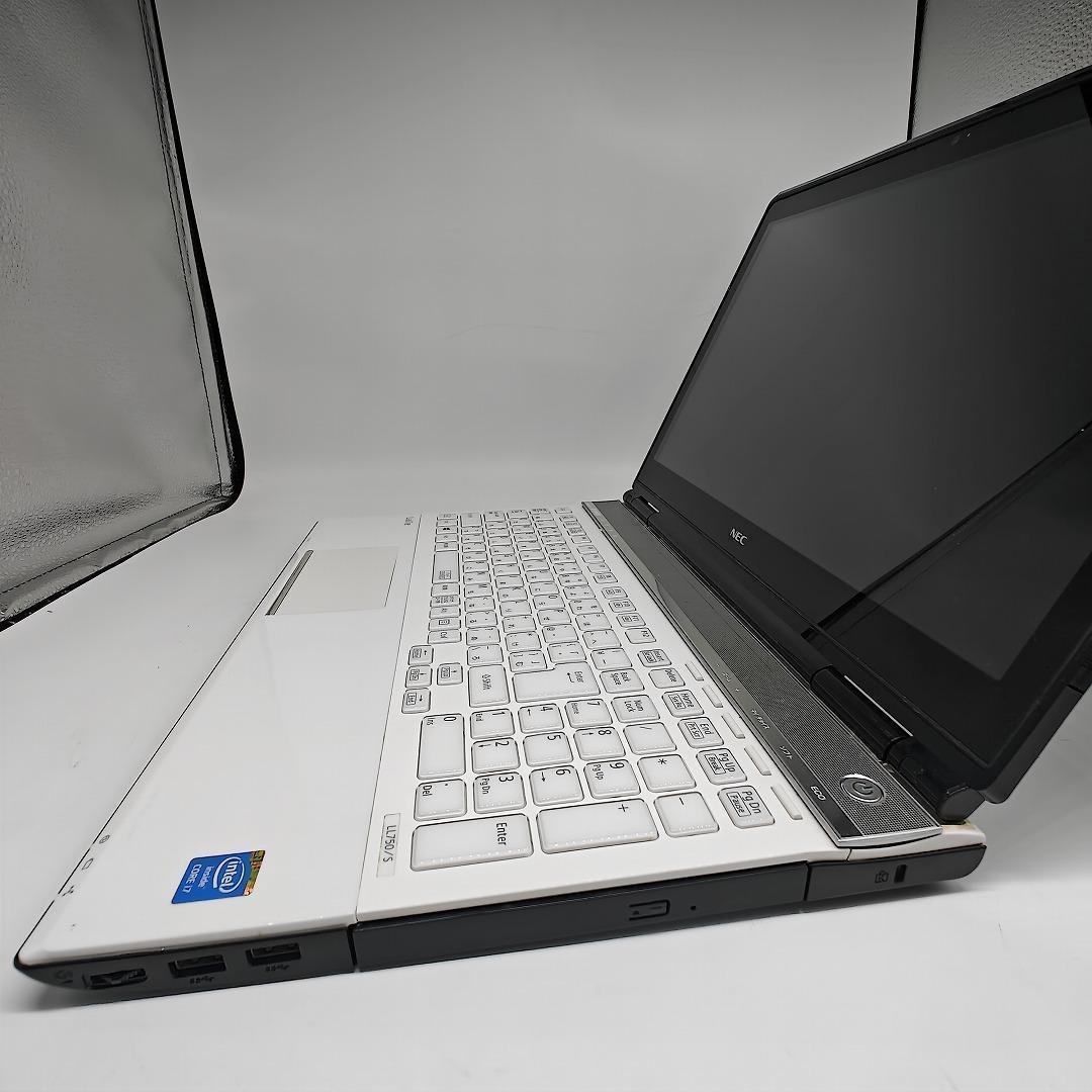 【NEC】LL750 高性能i7 SSD512GB 16GB 白 ノートPC