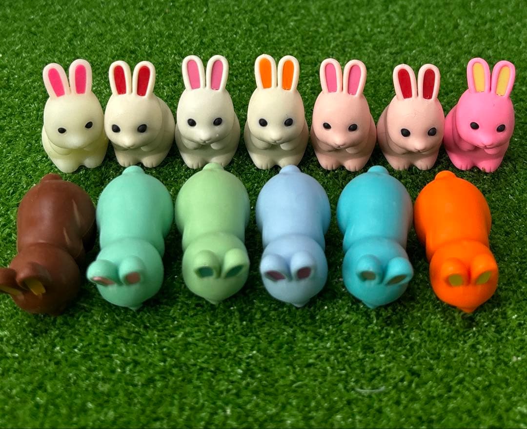 ☆伊東屋銀座店限定☆イワコー×伊東屋 限定ガチャ うさぎ5色つき