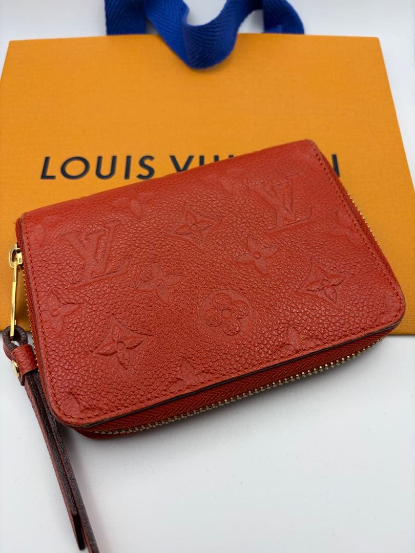 新春セール！Louis Vuitton 二つ折り財布 オレンジ