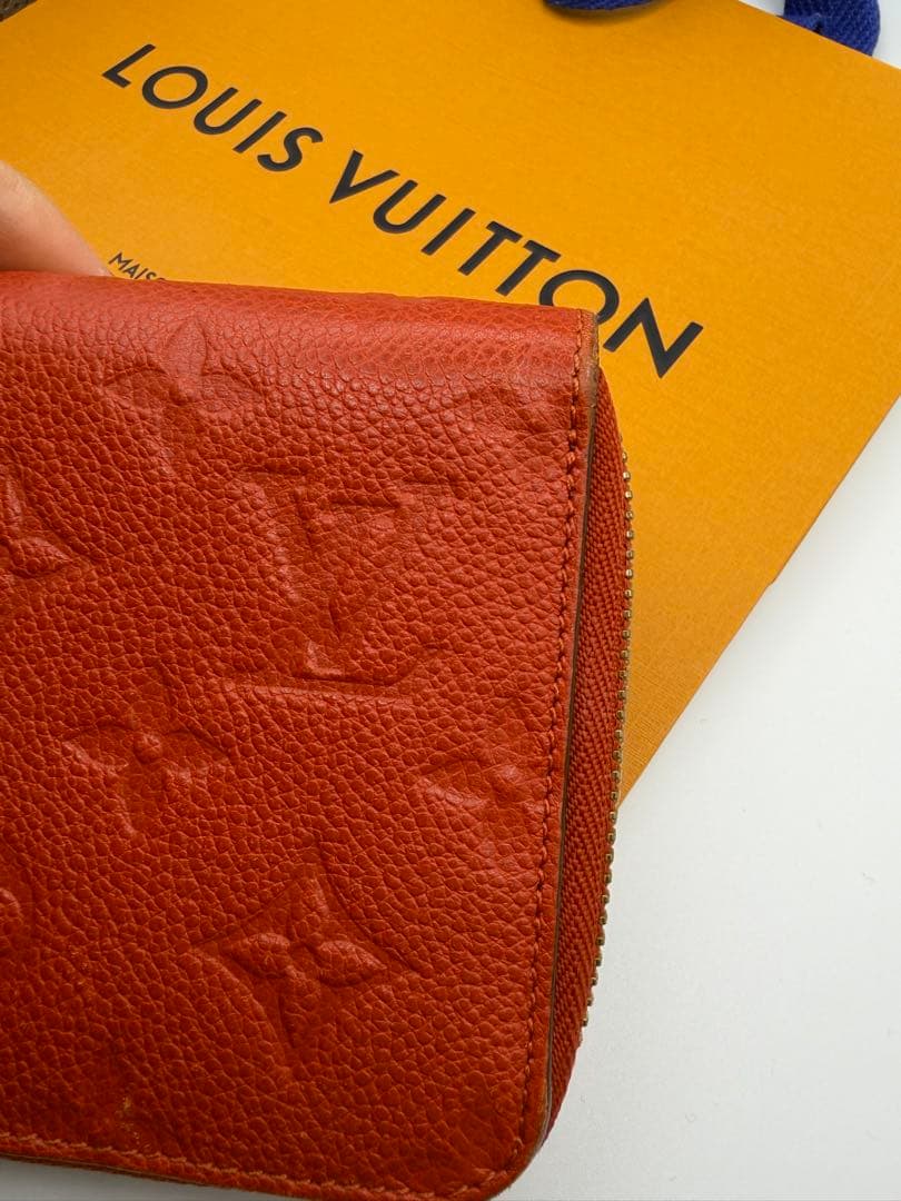 新春セール！Louis Vuitton 二つ折り財布 オレンジ