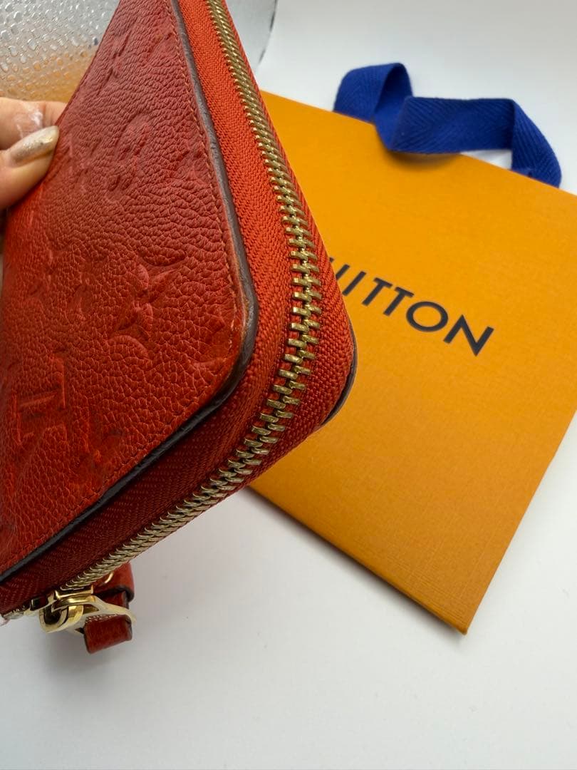 新春セール！Louis Vuitton 二つ折り財布 オレンジ