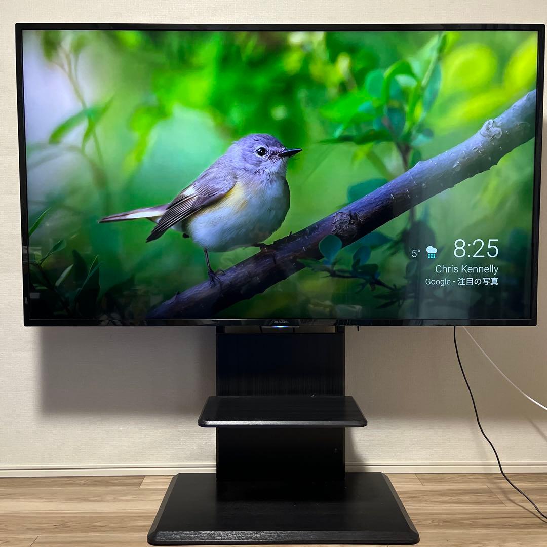【セット販売】長期保証　65V 4K液晶テレビ　テレビスタンドセット
