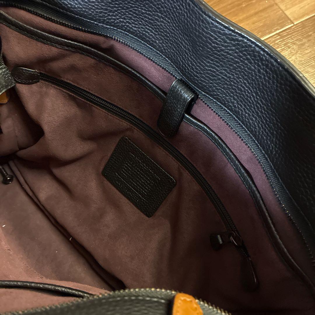 COACH メンズレザートートバッグ
