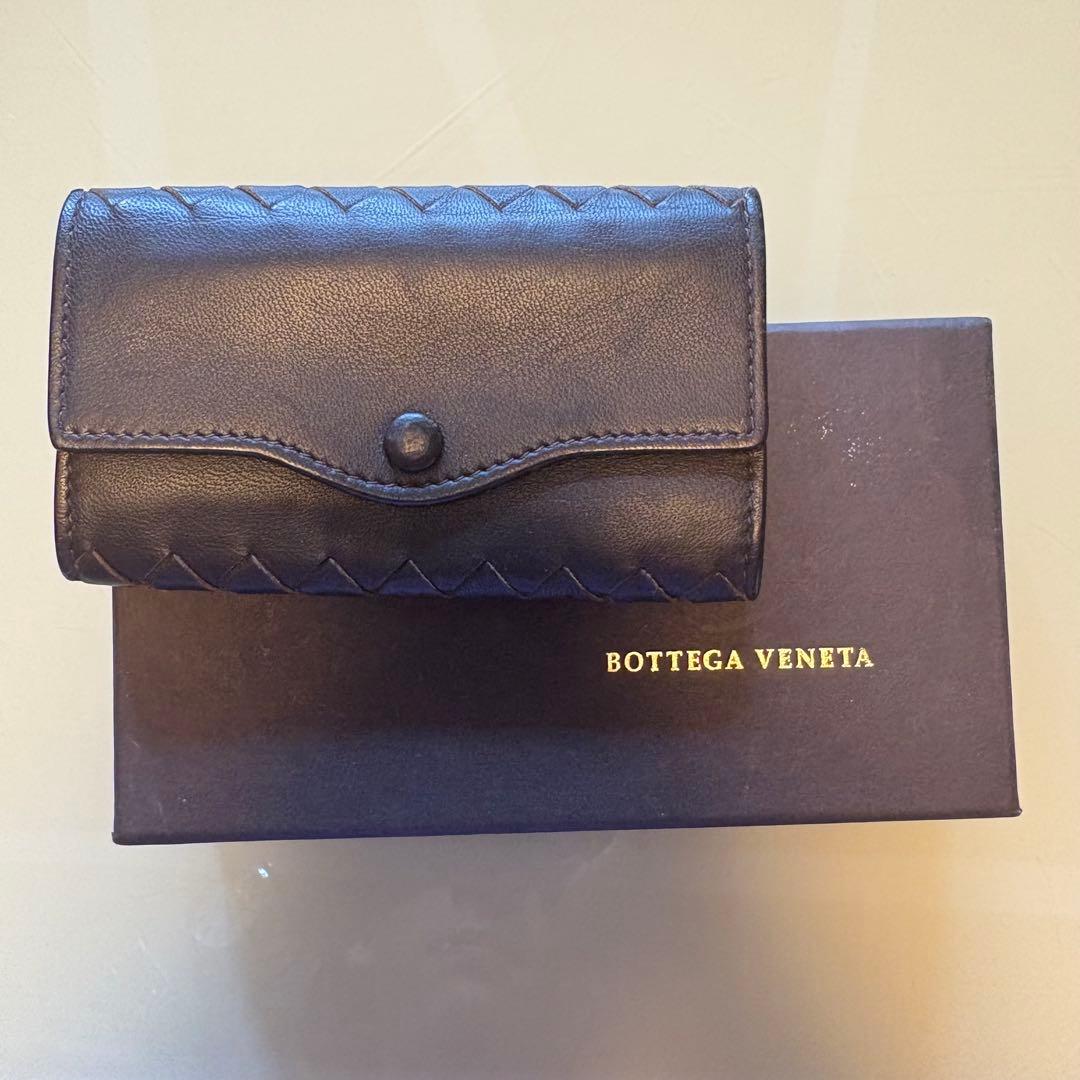 Bottega Veneta ブラウンレザーキーケース