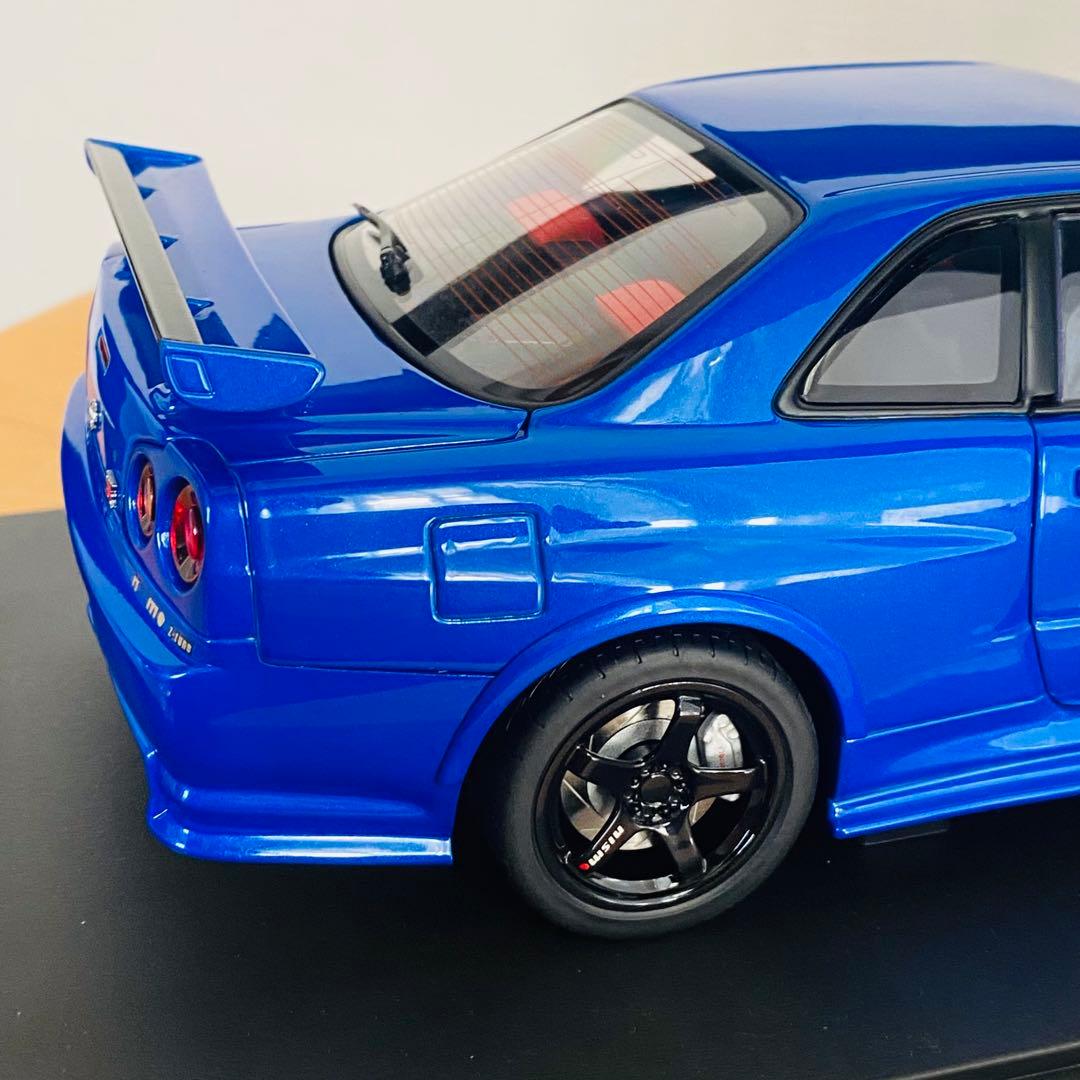 Nismo R34 スカイラインGT-R Z-tune ミニカー 1/18