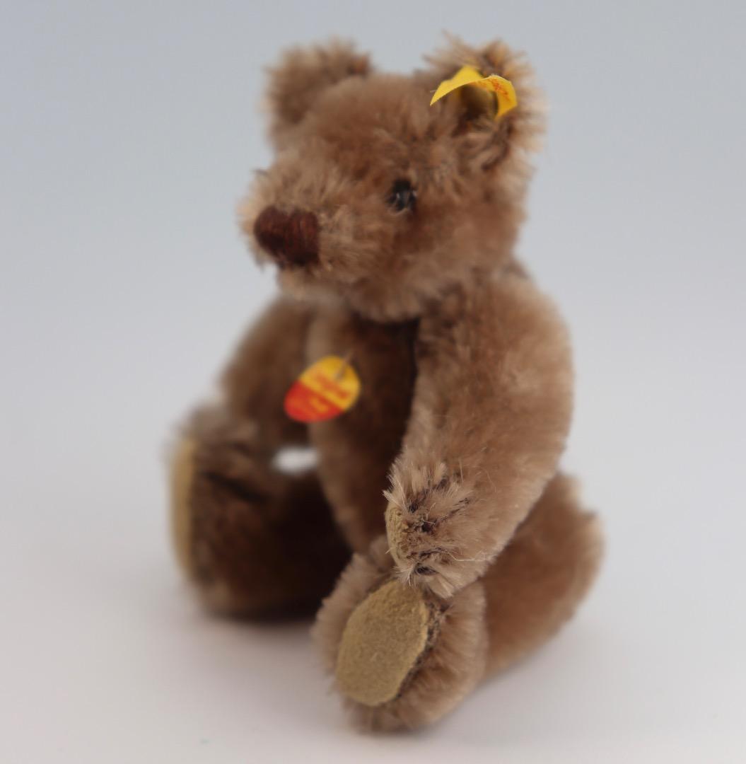 Steiff テディベア ブラウン1909年レプリカ・テディ黄色タグ9cm D