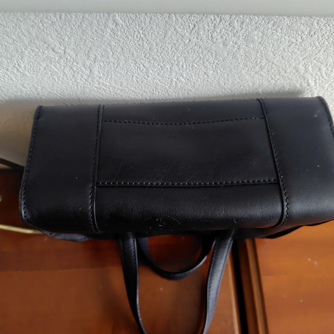 ユキさま専用 LOEWE ブラック レザーミニハンドバッグ