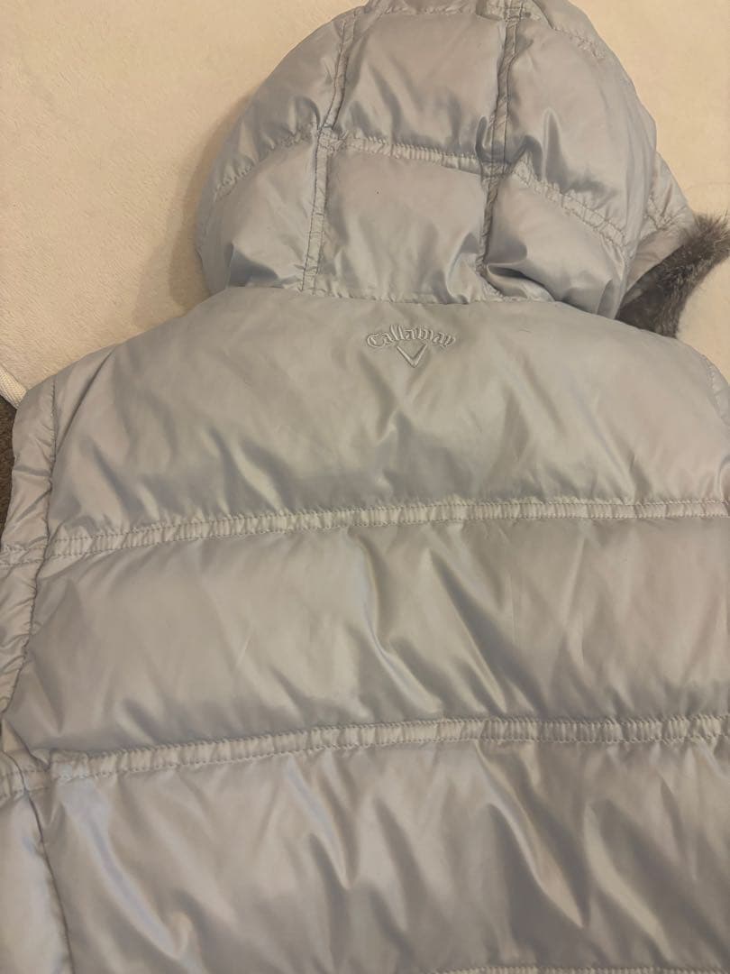 Callaway シルバー グレーダウンフード付き　ベスト　セットアップ