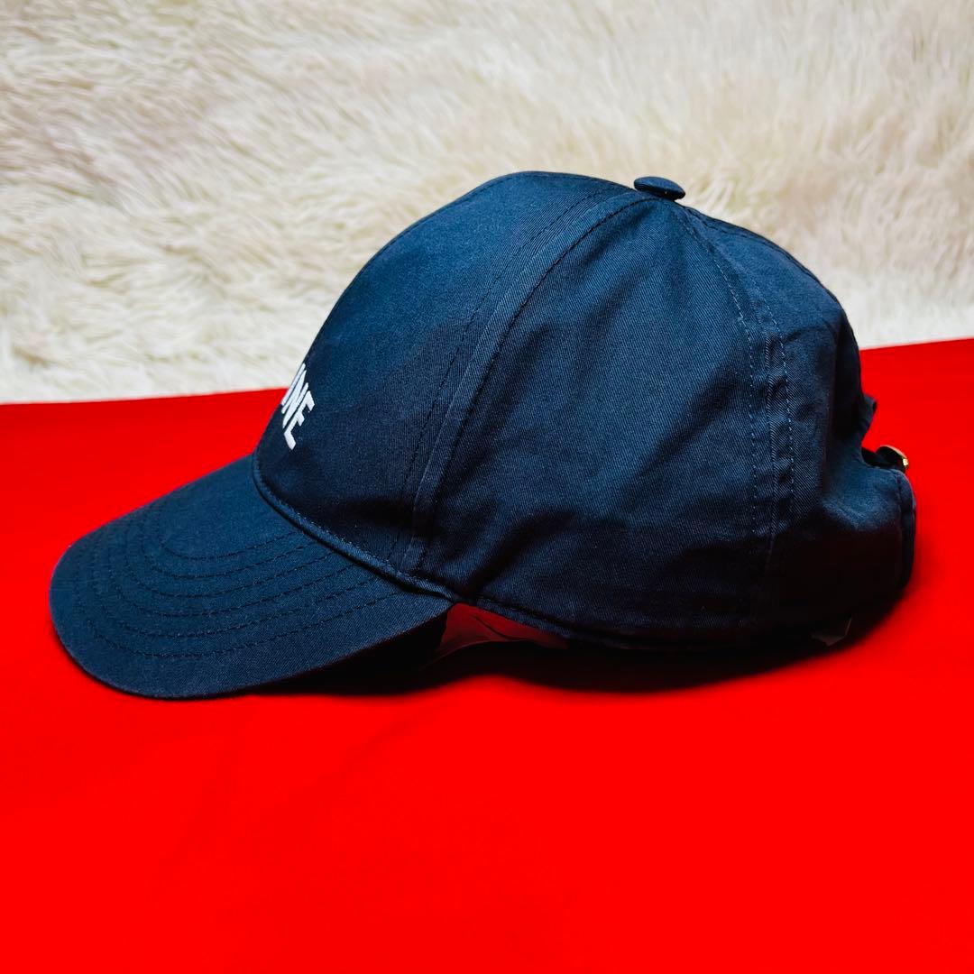 CELINE セリーヌ ロゴ ベースボールキャップ ネイビー