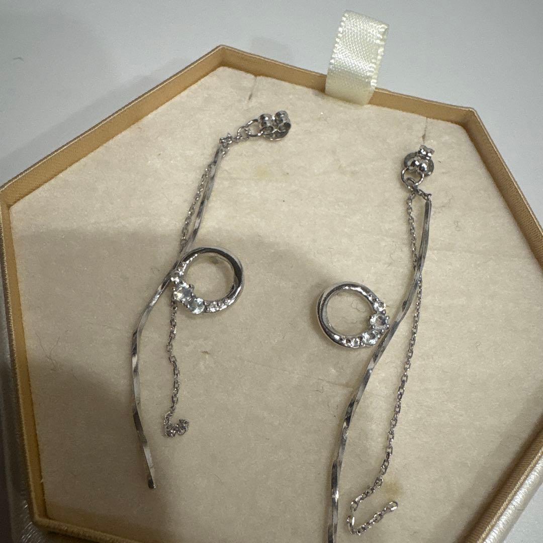 Canal k10 ホワイトゴールド ピアス