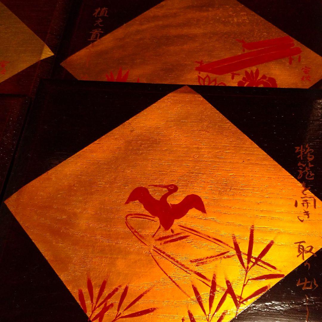 美術時代物•骨董・作家物 謡曲十景 「松花堂形縁高」十客