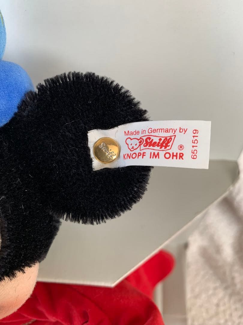 スタイフ社製ファンタジアミッキーマウス 2000年限定ぬいぐるみ