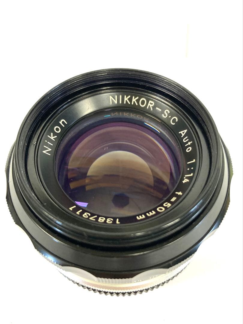 Nikon F 一眼レフフィルムカメラ ＋ NIKKOR S・C レンズ