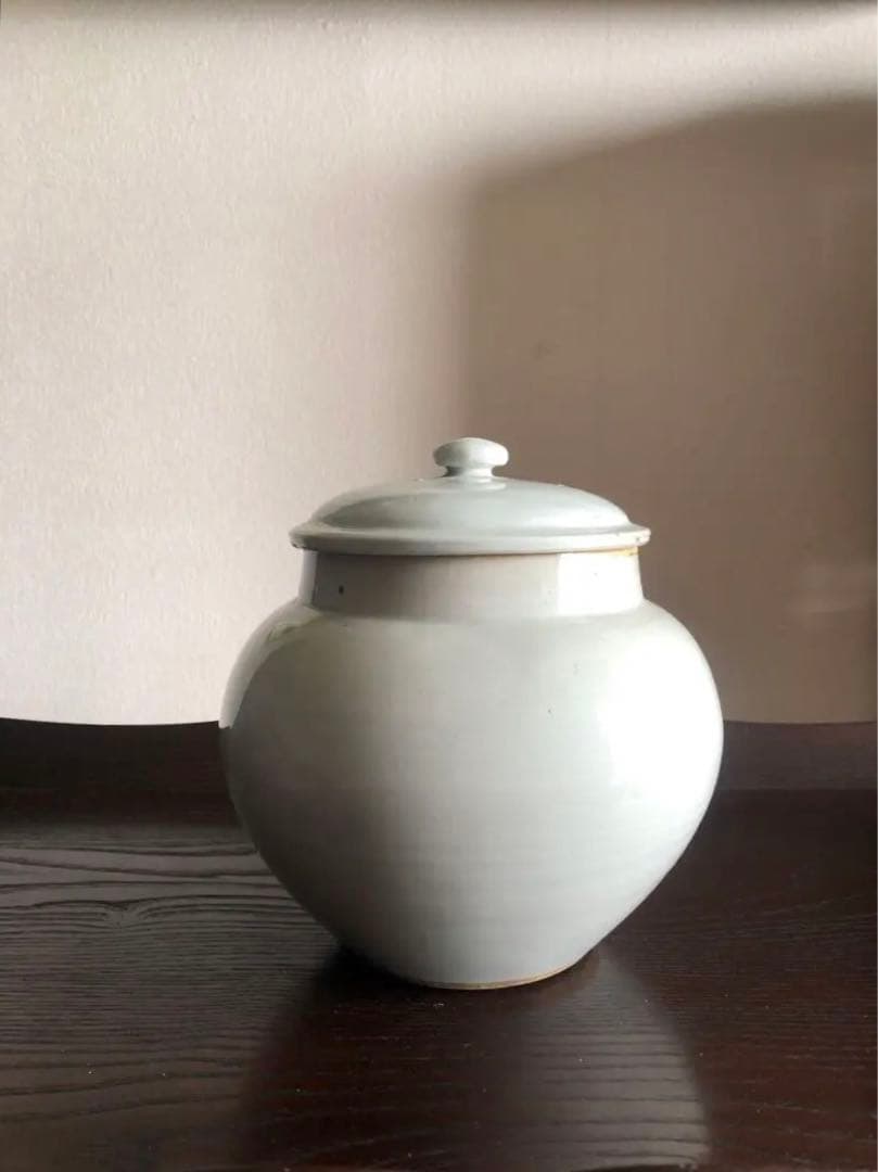 時代 古伊万里 白磁壷 蓋物 アンティーク 骨董 古道具 古民藝