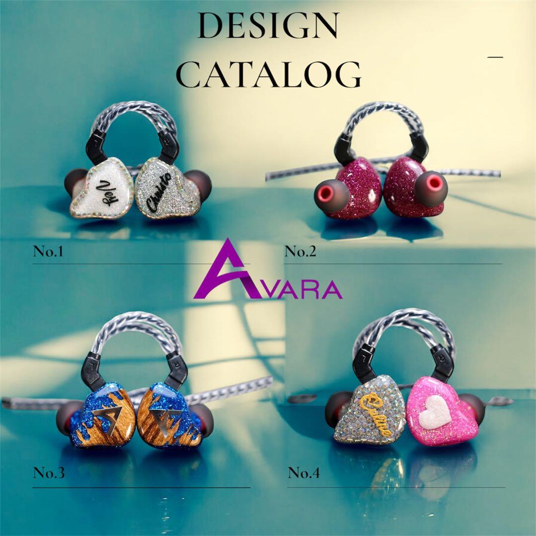 インイヤーモニター、イヤモニ、iem カスタムAVARA NEO <plot1>