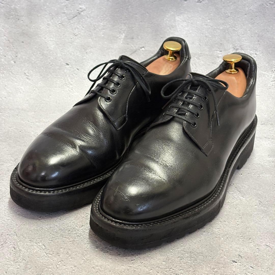ダブルエイチ　WH (65) 革靴　レザーシューズ　プレーントゥ　レースアップ