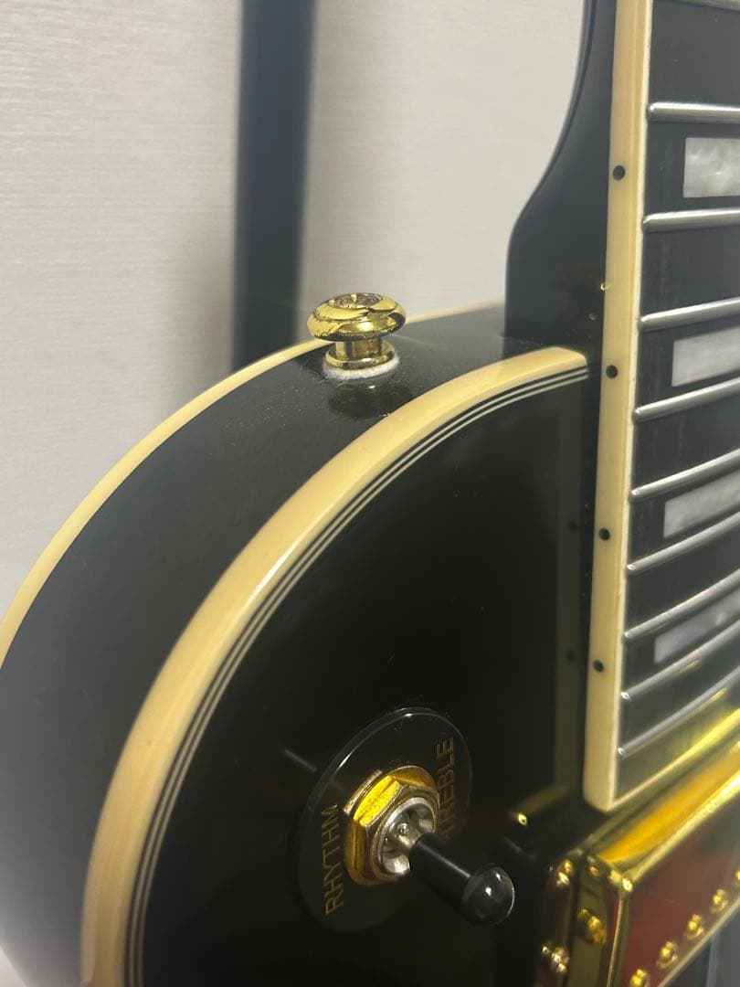 BLUSKER'S ブラック レスポールタイプ エレキギター