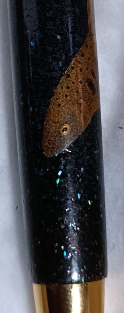 山女本金蒔絵デザインボールペン替芯ゼブラｆ7