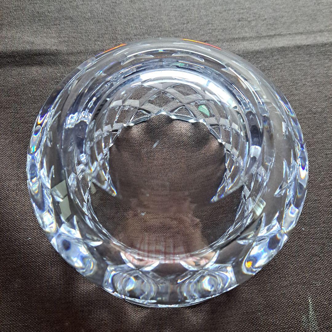 Sweden Orrefos　クリスタルガラス　ボウル　花瓶　小物入　置物