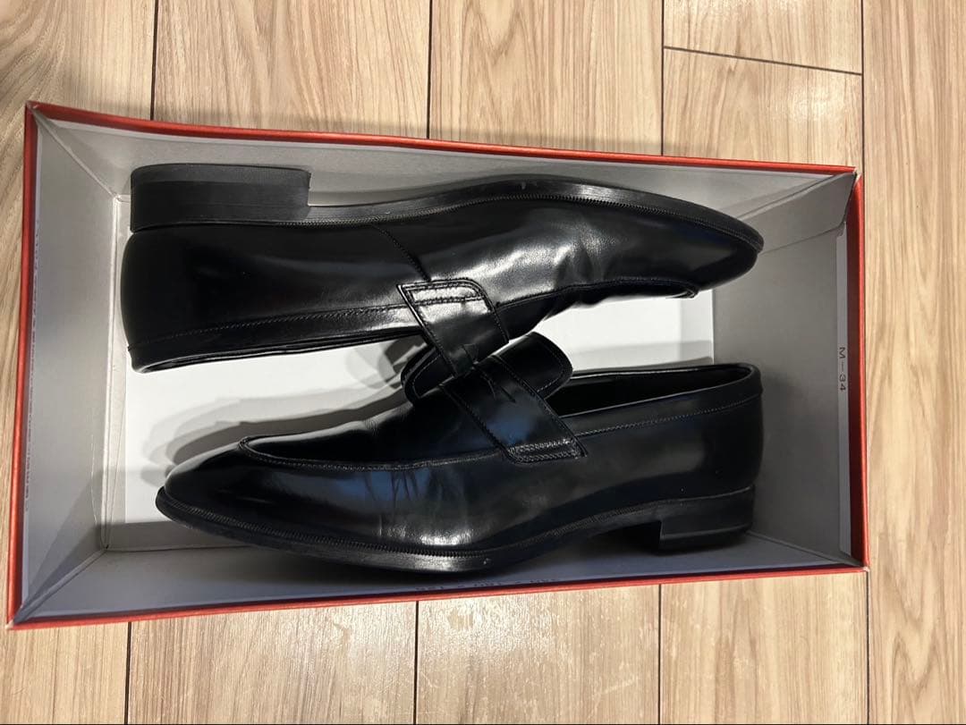 REGALブラックレザーローファー半額以下！超美品！