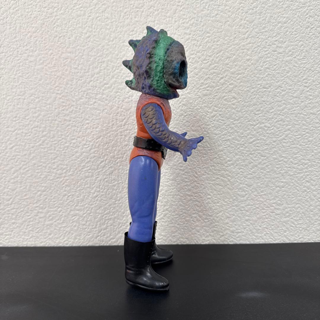 当時物　旧バンダイ　仮面ライダー　怪人　アマゾニア　ソフビ