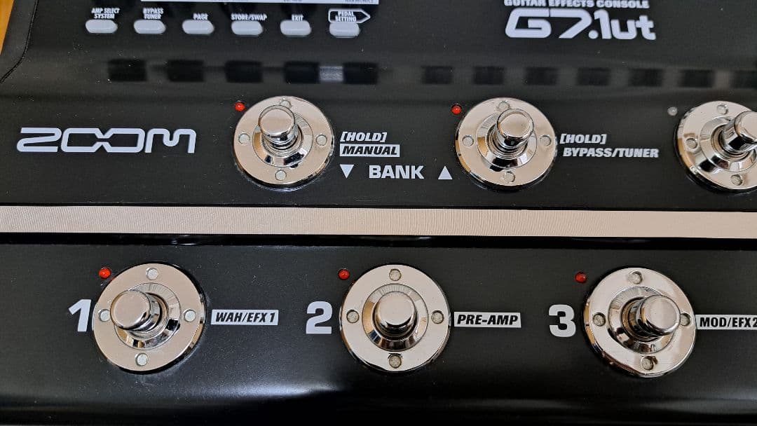 【美品】ZOOM G7.1ut マルチエフェクター【動確済】