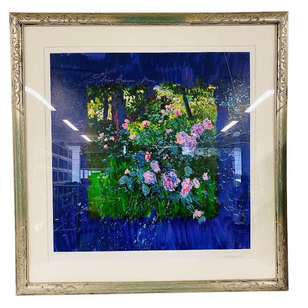 真作 トレンツ・リャド 「野ばら」シルクスクリーン 絵画