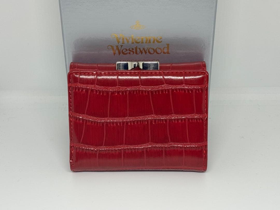 【新品未使用】Vivienne Westwood レッド 三つ折り財布
