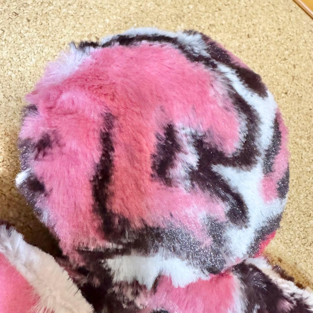 ヒョウ柄耳付き帽子　ディズニー　ディズニーシー　ディズニーランド