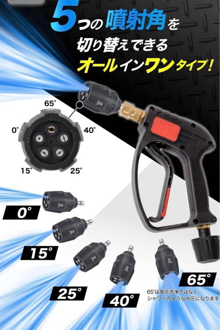 MJJC ショートガンPRO スイベル ケルヒャー用 クイックコネクト