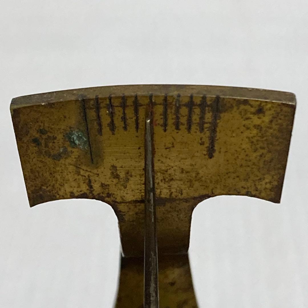 TS61 アンティーク 上皿天秤 二百瓦感量 弐厘 真鍮製 オブジェ 古道具