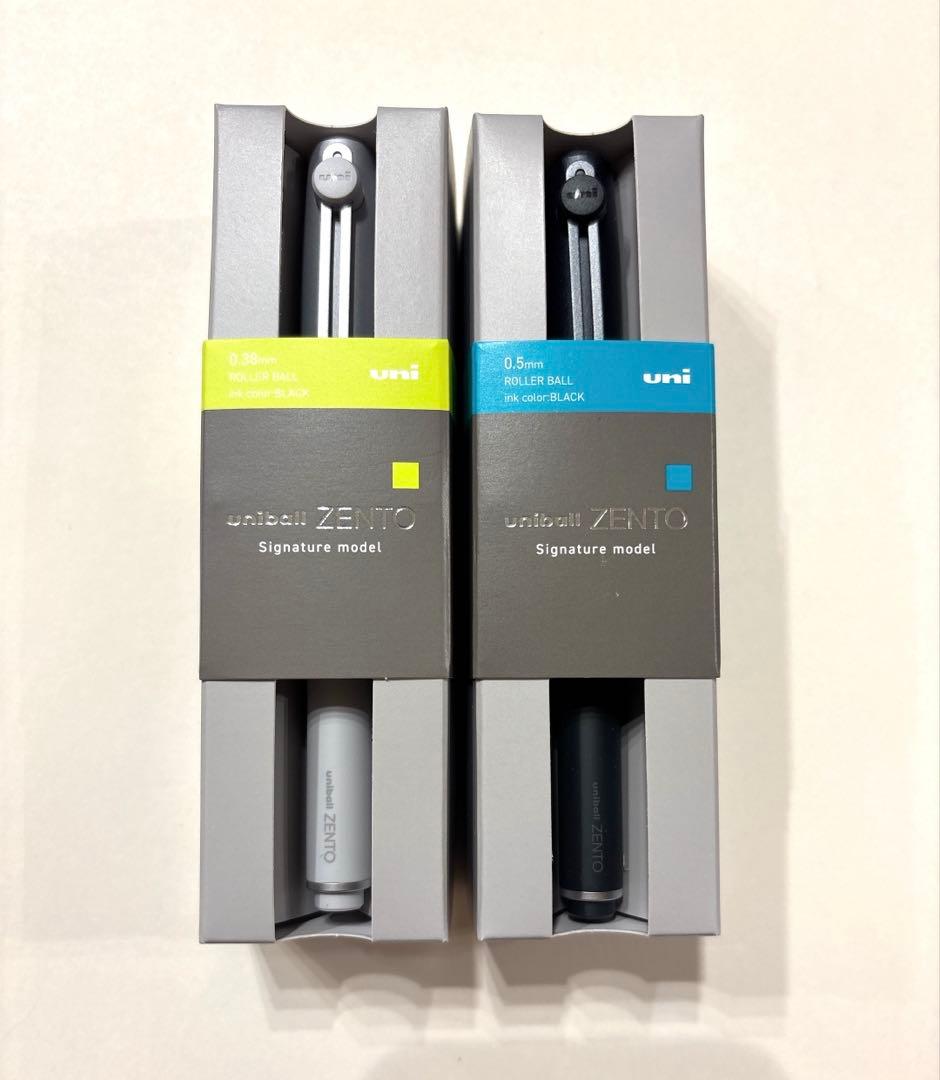 Uniball ユニボール zento ゼント シグニチャー ブラック シルバー
