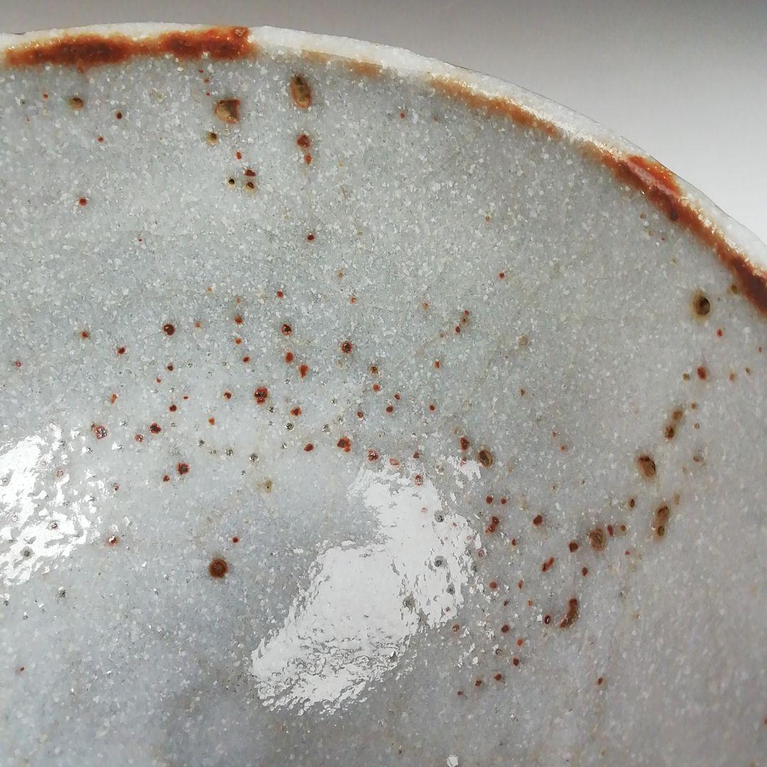 Ｔ６１２　茶碗　『御題　志野茶碗』『王子窯　加藤寛治 作』　共箱　抹茶碗　茶道具